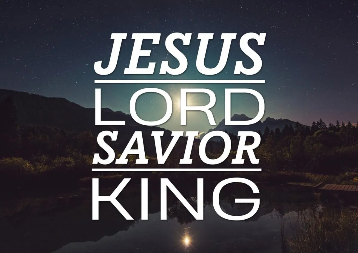 Jesus Lord Savior King Wall Art Canvas Print - Christian Canvas Wall Art