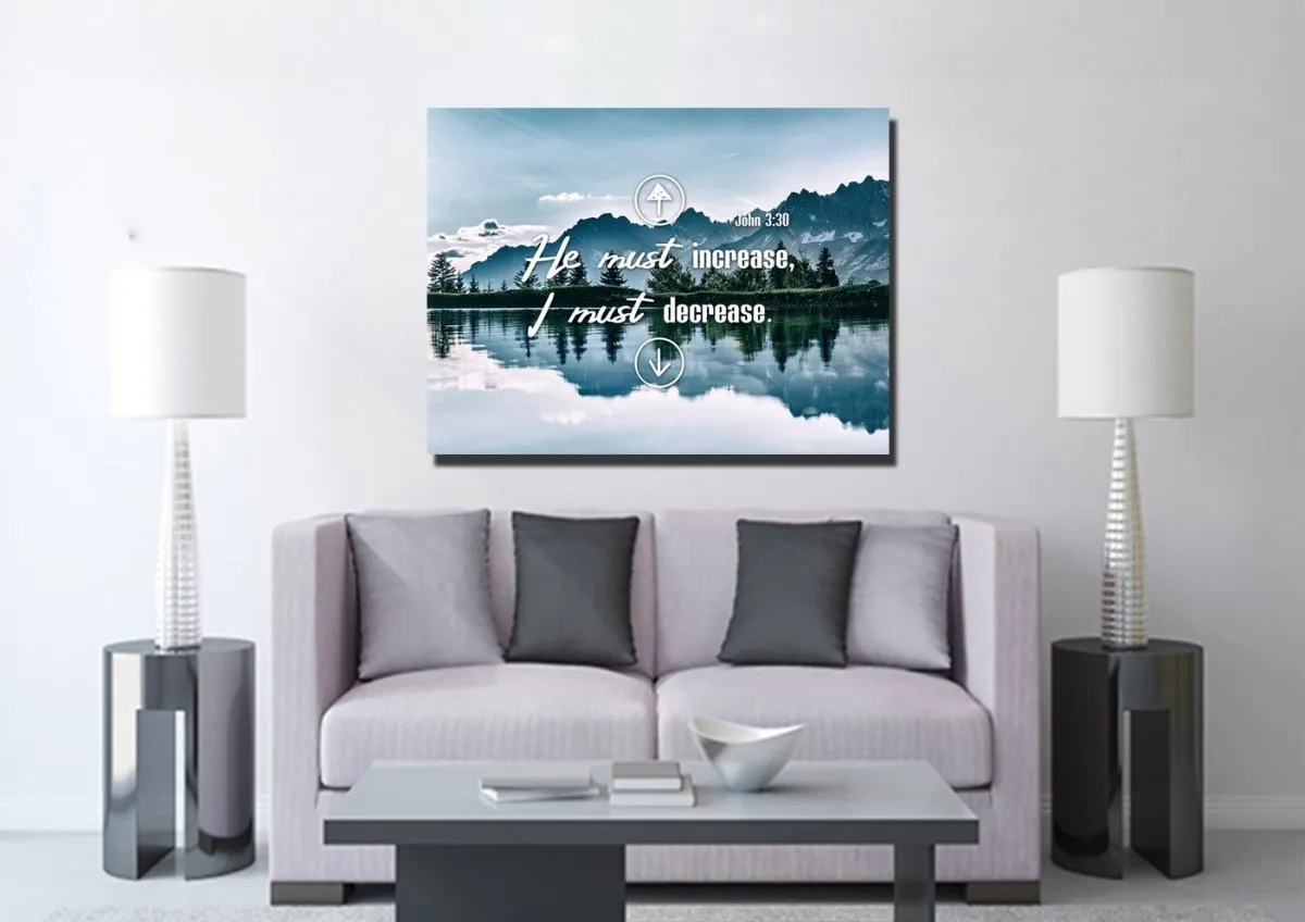John 330 Canvas Wall Art Print - Christian Canvas Wall Art