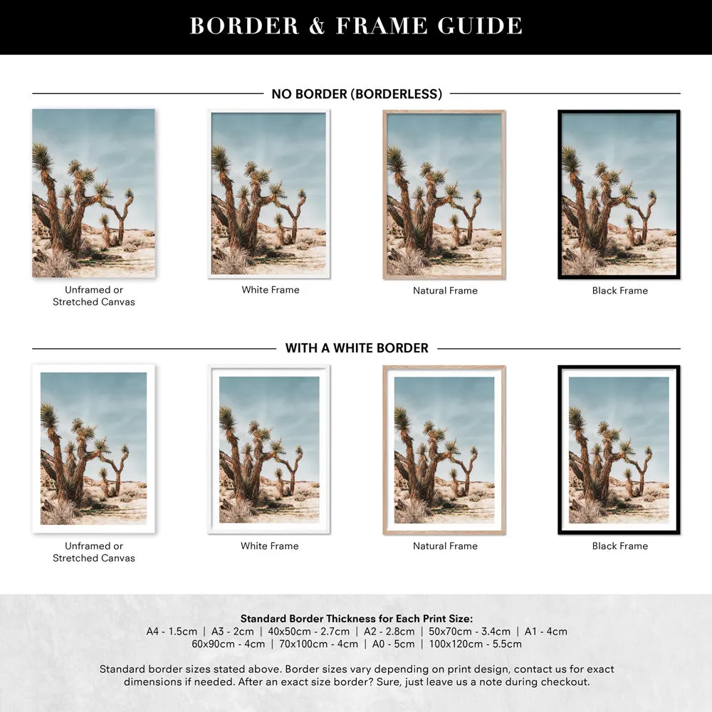 Joshua Trees Desert Landscape I - Art Print