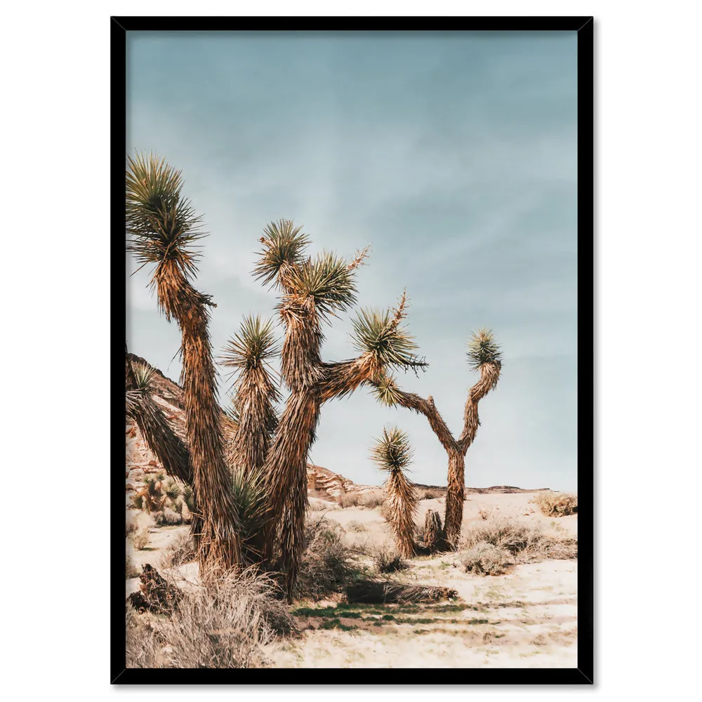 Joshua Trees Desert Landscape I - Art Print
