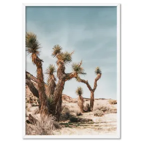 Joshua Trees Desert Landscape I - Art Print