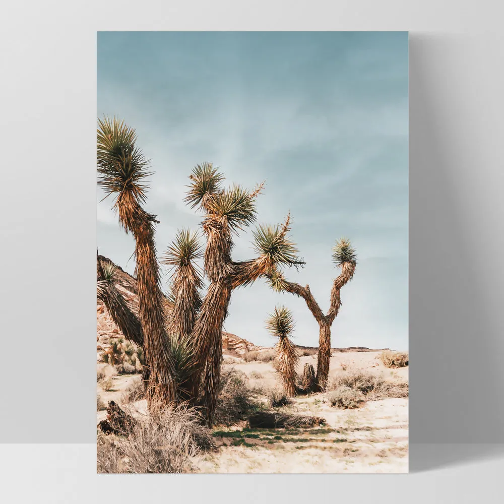 Joshua Trees Desert Landscape I - Art Print