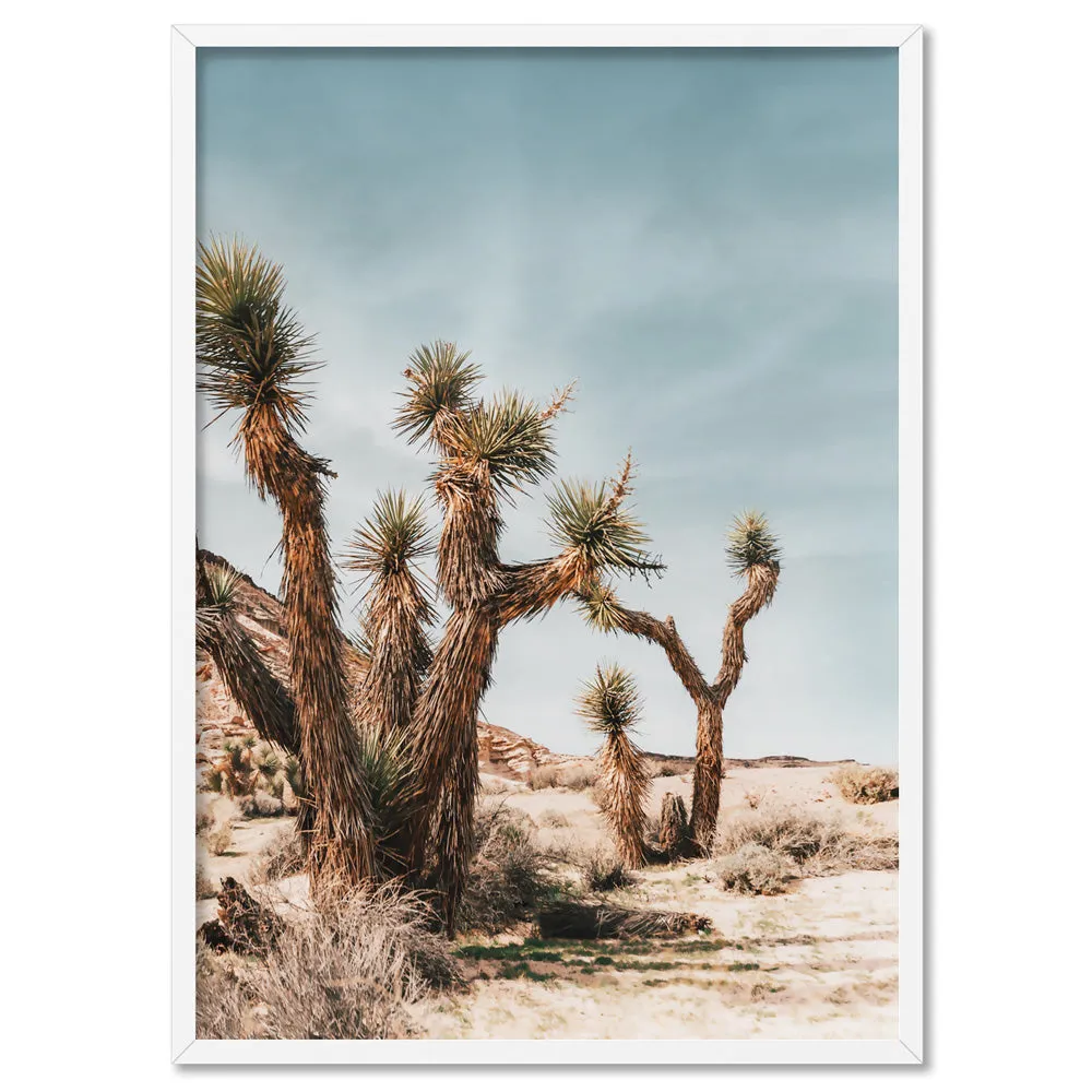 Joshua Trees Desert Landscape I - Art Print