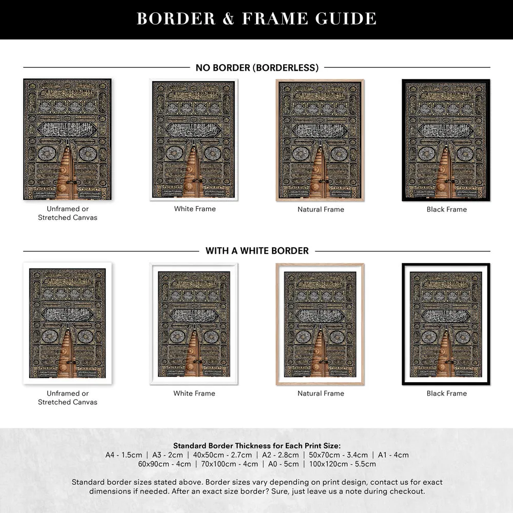 Kiswah Kaaba Door - Art Print