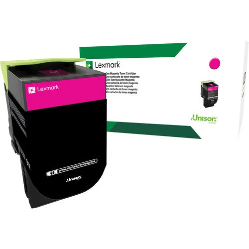 Lexmark 701HM Magenta High Yield Return Program Toner Cartridge, 3000 Pages Yield - 70C1HM0