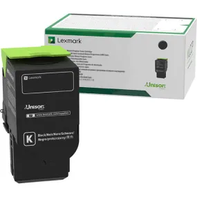 Lexmark Black Extra High Yield Return Program Toner Cartridge, 8500 Pages Yield - 78C1XK0