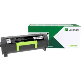Lexmark Black High Yield Return Program Toner Cartridge, 15,000 Pages Yield- 56F1H00