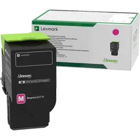 Lexmark Magenta Extra High Yield Return Program Toner Cartridge, 5000 Pages Yield - 78C1XM0