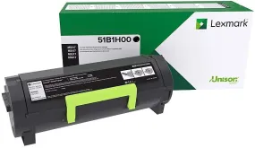 Lexmark MS/MX 417, 517, 617 High Yield Return Program Toner Cartridge, 8500 Pages - 51B1H00