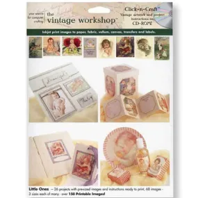 Little Ones Printable CD by Vintage Workshop