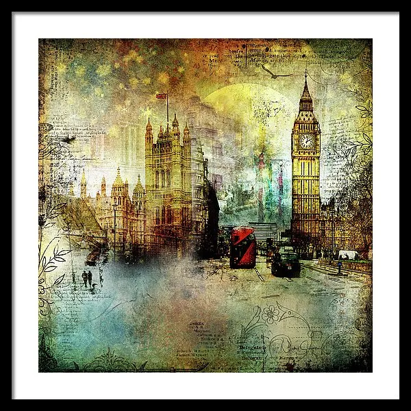 London Lights - Framed Print