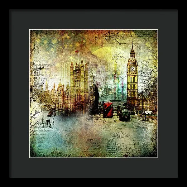 London Lights - Framed Print