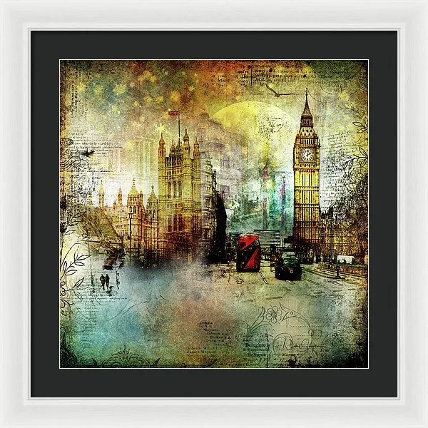 London Lights - Framed Print