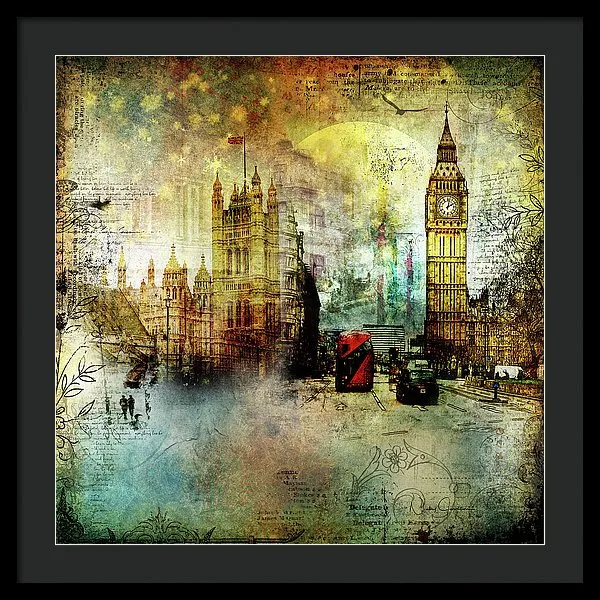 London Lights - Framed Print