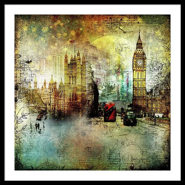 London Lights - Framed Print