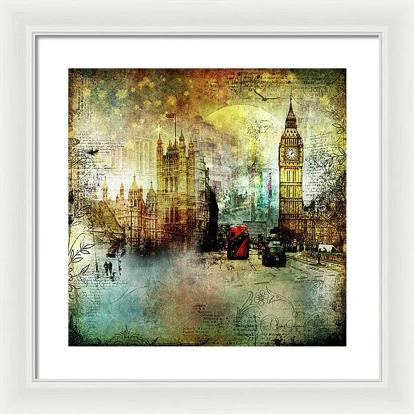 London Lights - Framed Print