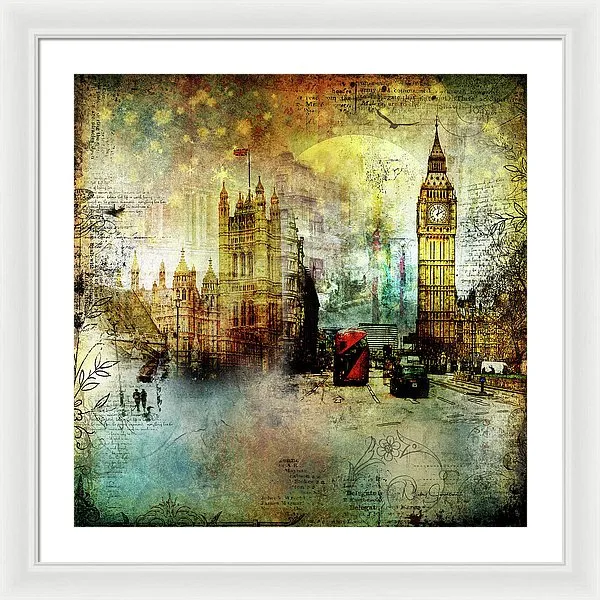 London Lights - Framed Print