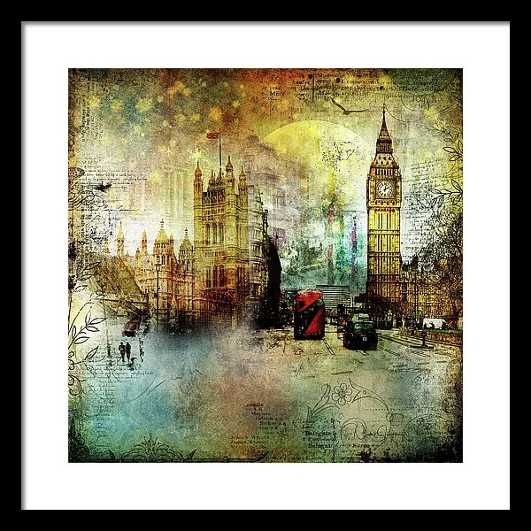 London Lights - Framed Print