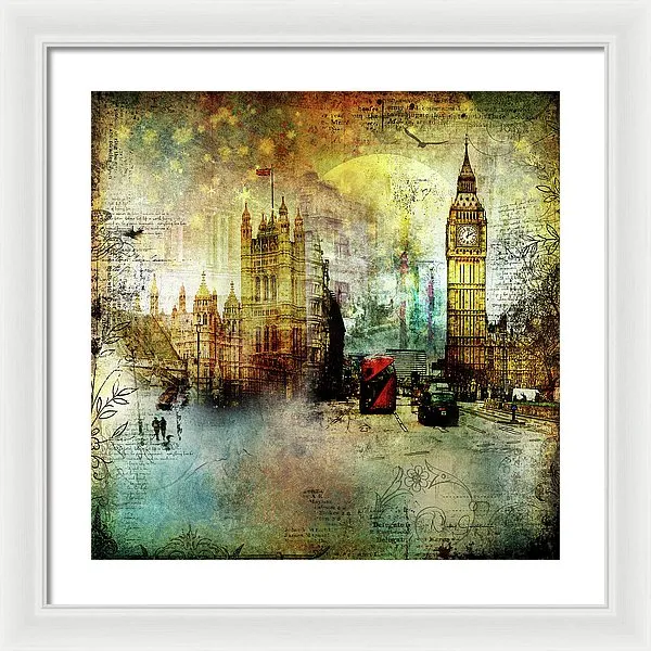 London Lights - Framed Print