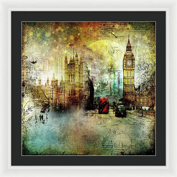 London Lights - Framed Print