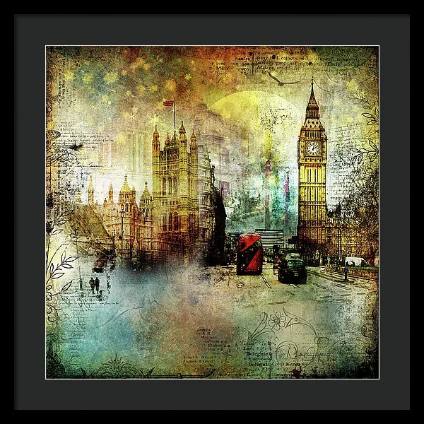 London Lights - Framed Print