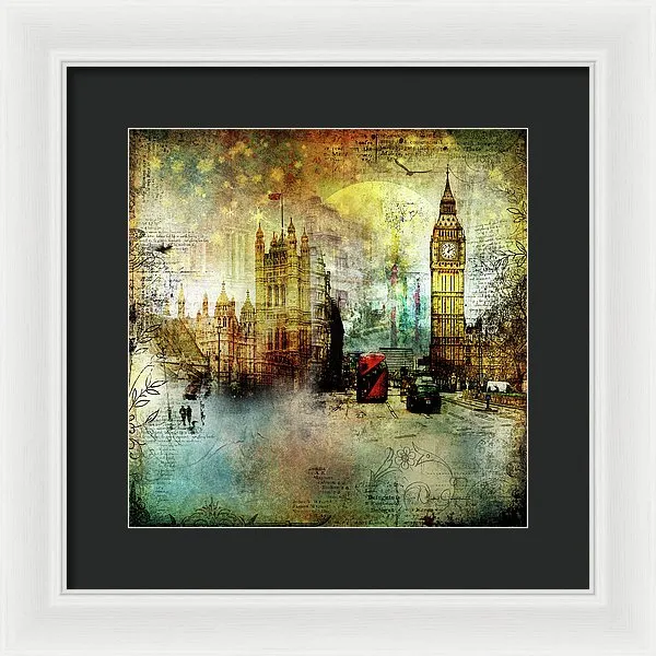 London Lights - Framed Print