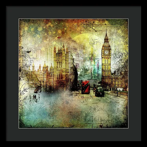 London Lights - Framed Print