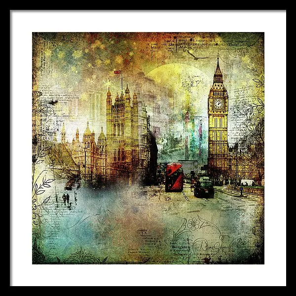 London Lights - Framed Print