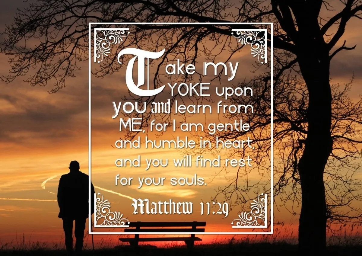 Matthew 1129 Canvas Wall Art Print S - Christian Canvas Wall Art