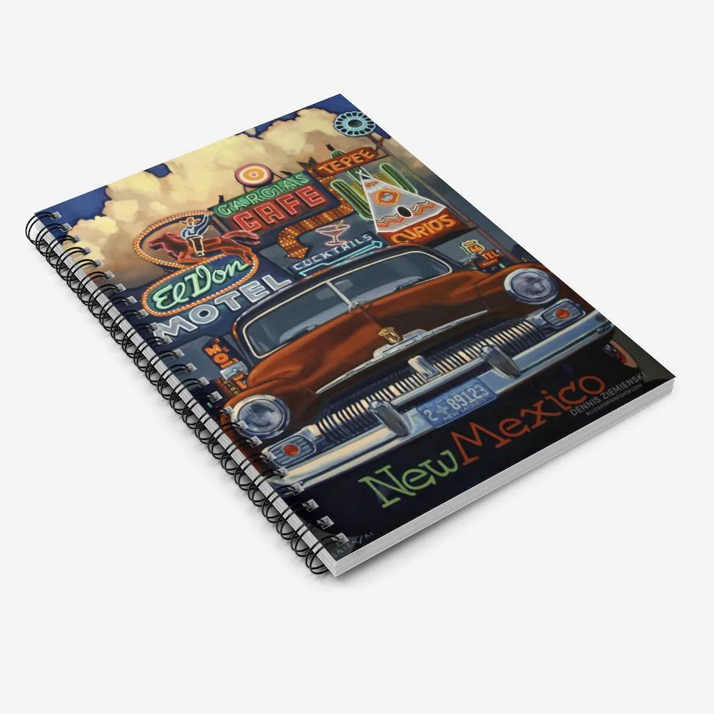 New Mexico Lights Spiral Notebook