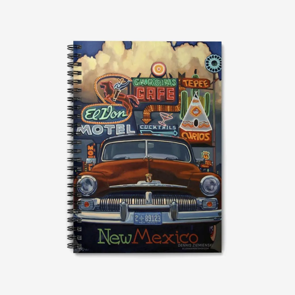 New Mexico Lights Spiral Notebook