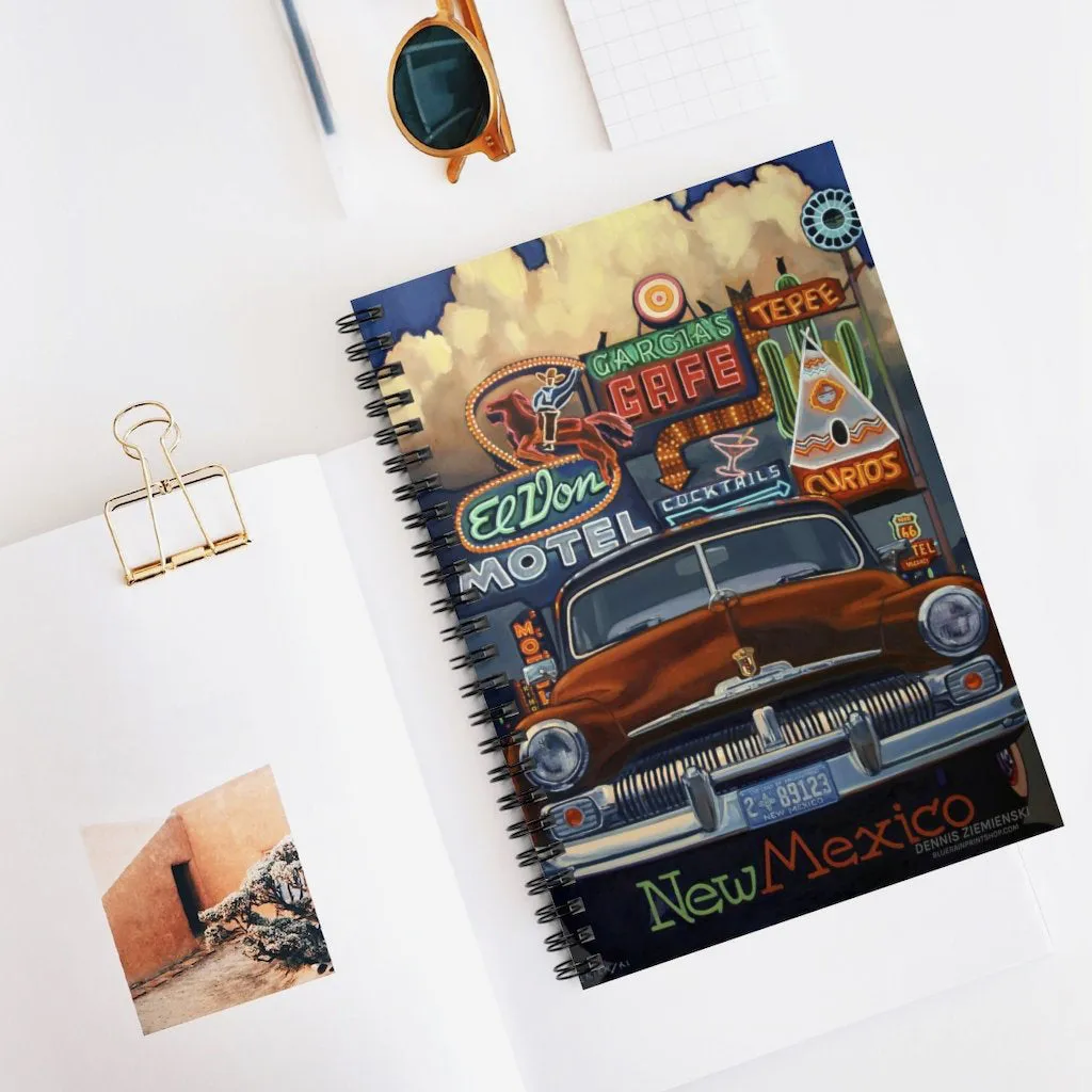 New Mexico Lights Spiral Notebook