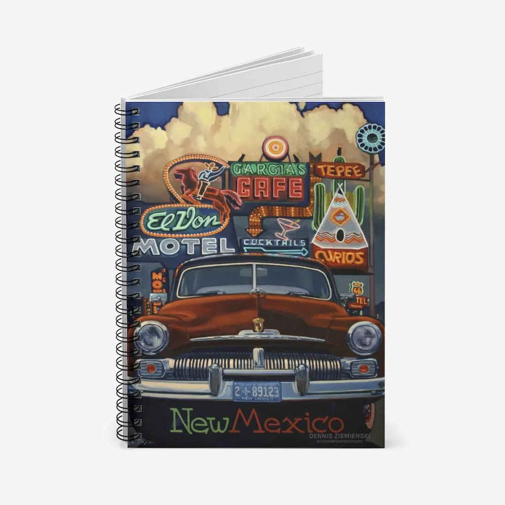 New Mexico Lights Spiral Notebook
