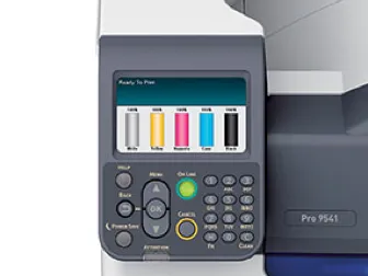 OKI Pro9541 DN White & Clear Toner Printer CMYK W