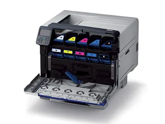 OKI Pro9541 DN White & Clear Toner Printer CMYK W
