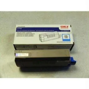 Okidata Ink Cartridge - Cyan - Okidata C710 Series Printers