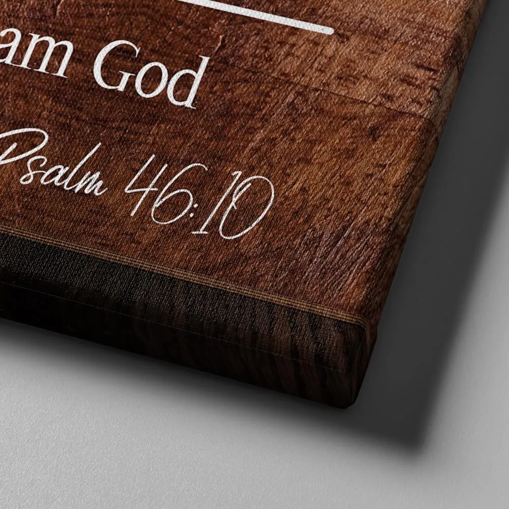 On Crate & Be Still Wall Art Canvas - Christian Canvas Wall Art
