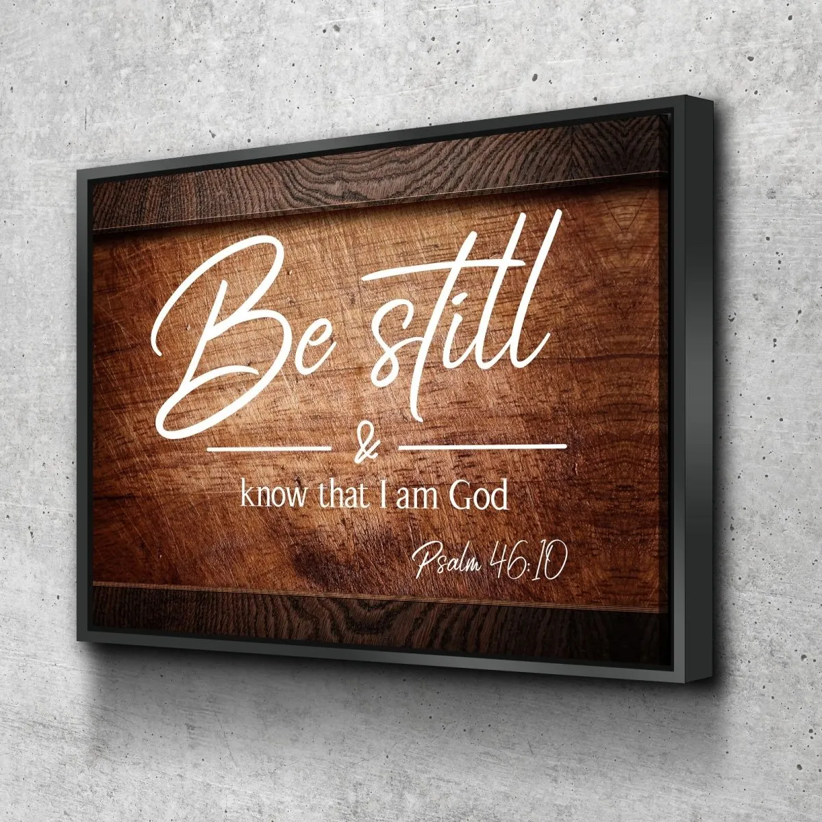 On Crate & Be Still Wall Art Canvas - Christian Canvas Wall Art
