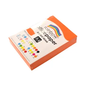 Orange A4 Coloured Office Paper 500 Sheets
