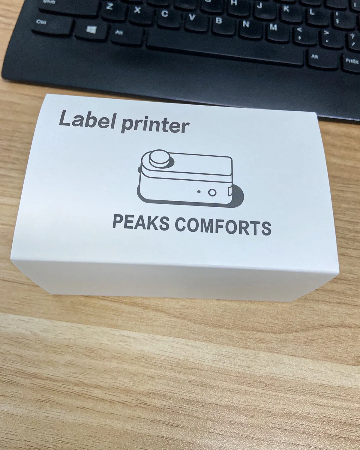 PEAKS COMFORTS Label Maker,Small Label Printer Handheld Portable Bluetooth Label Maker Machine