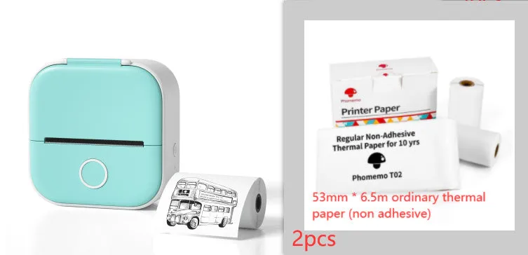 Portable Mini Thermal Label Printer Home