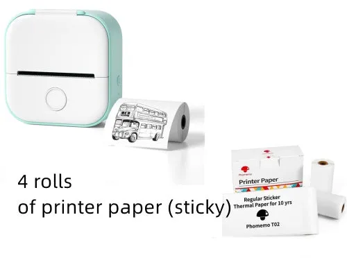 Portable Mini Thermal Label Printer Home