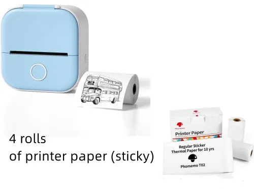 Portable Mini Thermal Label Printer Home
