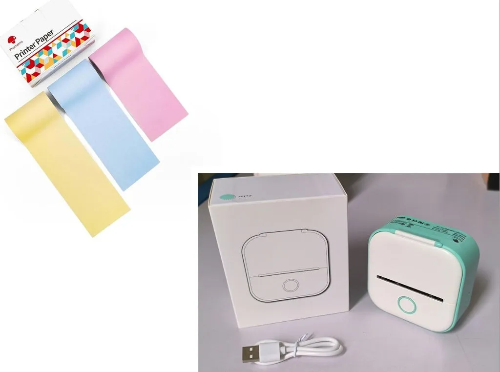 Portable Mini Thermal Label Printer Home