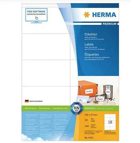 Premium Label A4 105 x 57mm (4425)