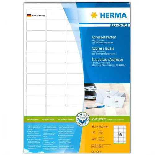Premium Label A4 38.1 x 21.2mm (4254)