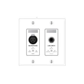 Rane RAD18 Remote Audio Device - XLR Mic In TRS Line In - White