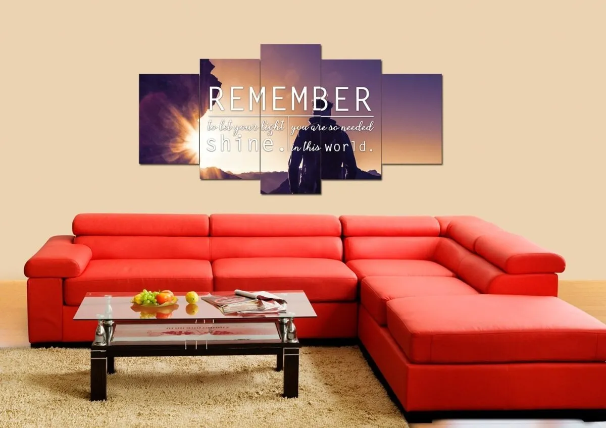 Remember To Let Your Light Shine Canvas Wall Art Print - Christian Canvas Wall Art