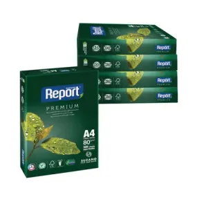 Report 80gsm A4 Copier White Paper (Pack of 2500)
