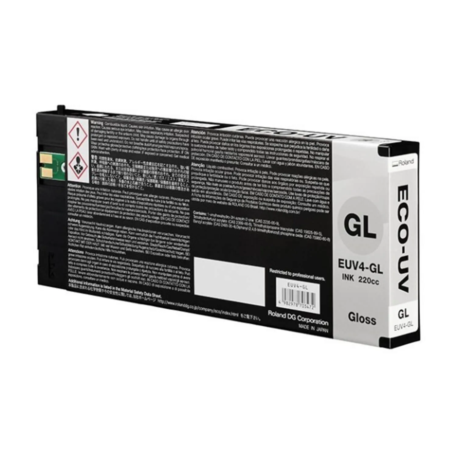 Roland DG ECO-UV4 Inks, 220cc Cartridges